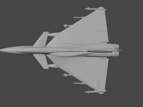 ORCA Twin Engine 3D Model