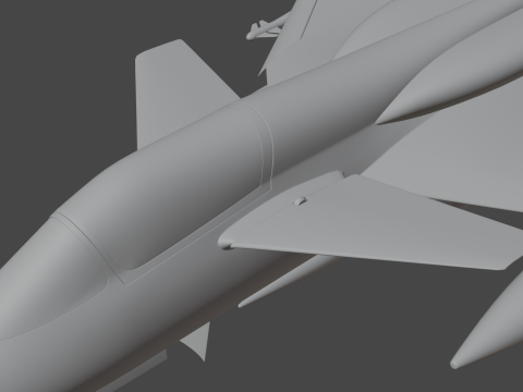 ORCA Twin Engine 3D Model