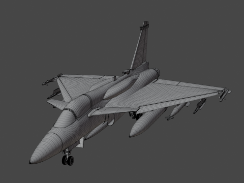 ORCA Twin Engine 3D Model