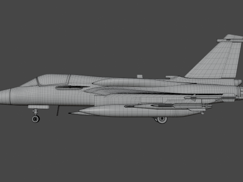 ORCA Twin Engine 3D Model