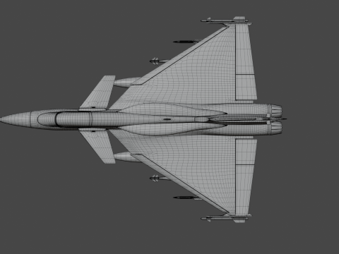 ORCA Twin Engine 3D Model