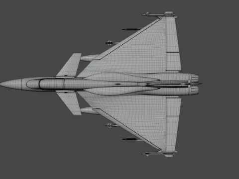 ORCA Twin Engine 3D Model