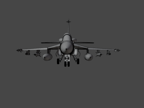 ORCA Twin Engine 3D Model