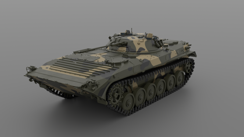 BMP-2 tank 3D मॉडल .c4d .max .obj .3ds .fbx .stl .blend