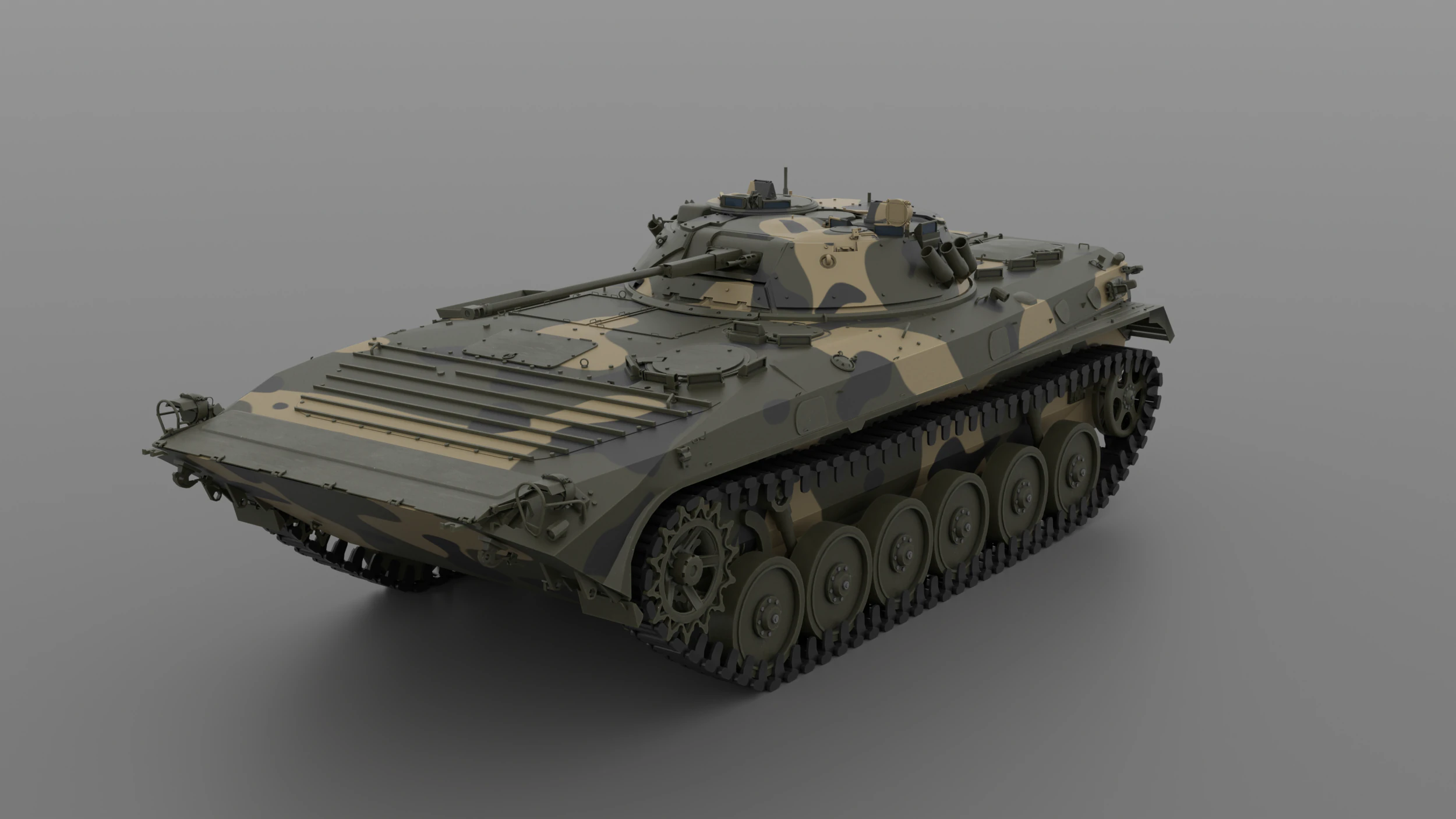 BMP-2 tank 3D Model .c4d .max .obj .3ds .fbx .stl .blend 