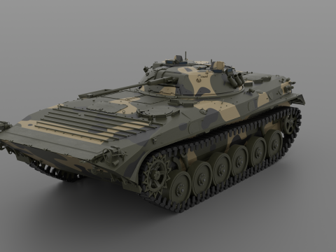 BMP-2 tank 3D Model