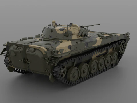BMP-2 tank 3D Model