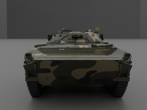 BMP-2 tank 3D मॉडल