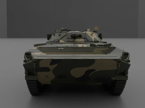 BMP-2 tank 3D Model