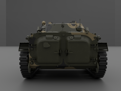BMP-2 tank 3D मॉडल