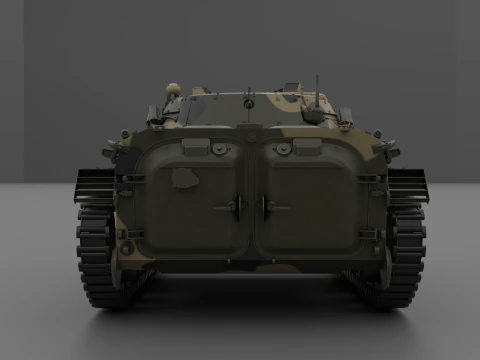BMP-2 tank 3D Model