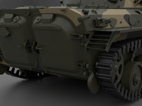 BMP-2 tank 3D Model