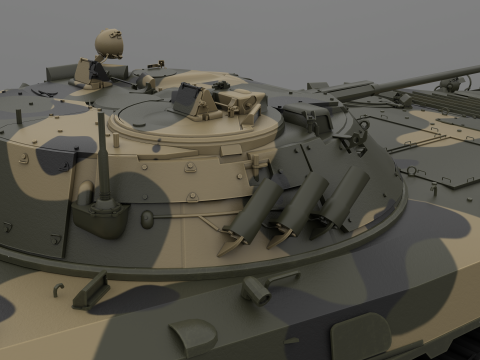 BMP-2 tank 3D मॉडल