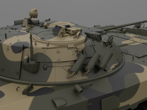 BMP-2 tank 3D Model