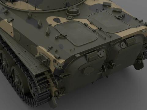 BMP-2 tank 3D Model