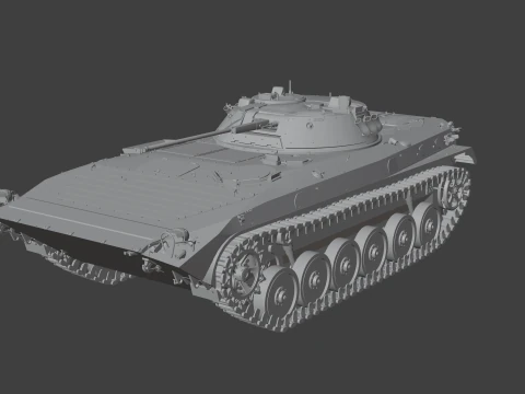 BMP-2 tank 3D Model