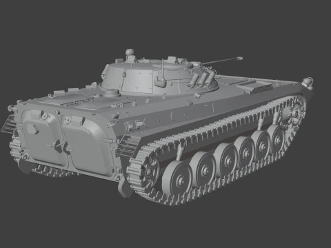 BMP-2 tank 3D Model