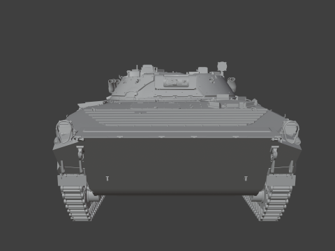 BMP-2 tank 3D मॉडल
