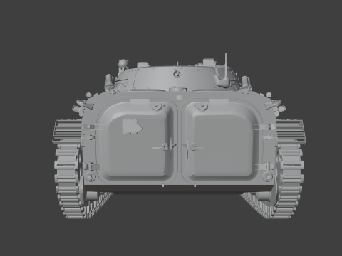 BMP-2 tank 3D मॉडल