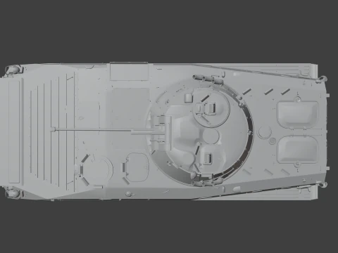 BMP-2 tank 3D Model
