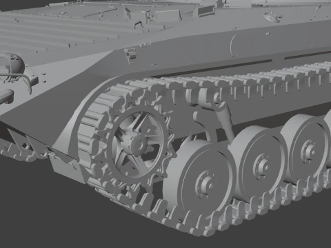 BMP-2 tank 3D Model