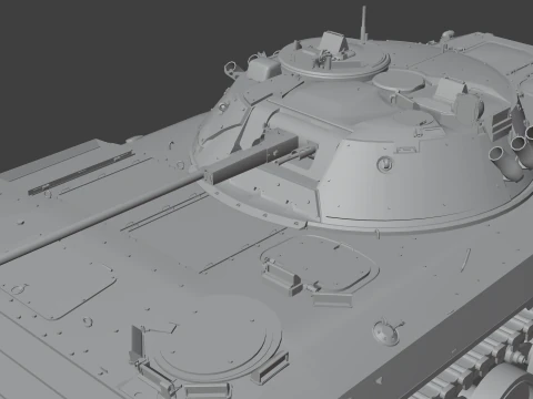 BMP-2 tank 3D Model