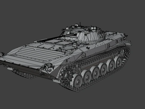 BMP-2 tank 3D Model