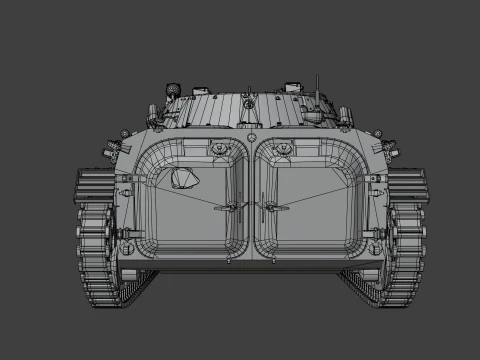 BMP-2 tank 3D Model