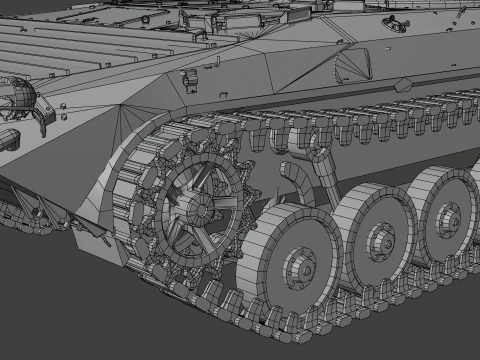 BMP-2 tank 3D Model