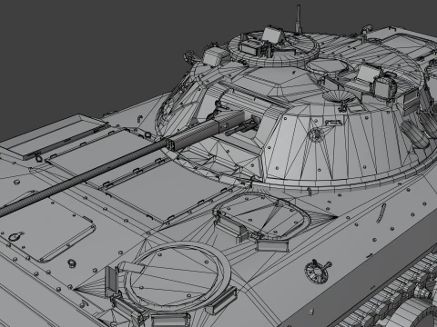 BMP-2 tank 3D Model