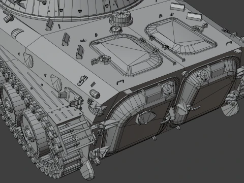 BMP-2 tank 3D Model
