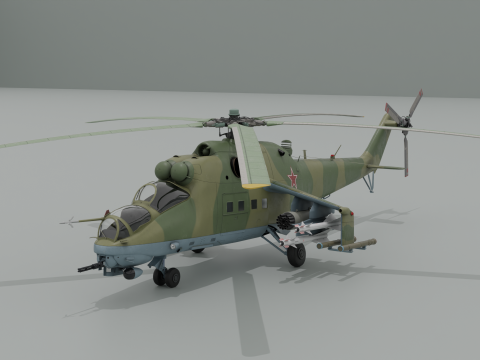 Mil Mi-24V Hind 3D 모델