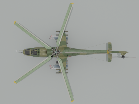 ミル Mi-24V ハインド 3Dモデル