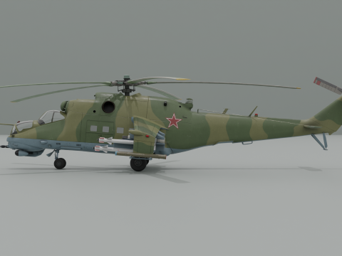 ミル Mi-24V ハインド 3Dモデル