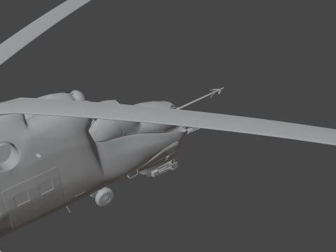 ミル Mi-24V ハインド 3Dモデル