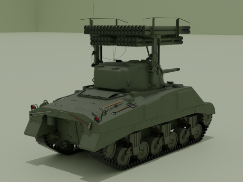 M4 Sherman Calliope 3D 모델
