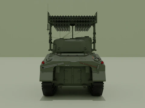 M4 Sherman Calliope 3D Model