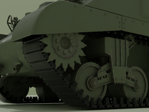 M4 Sherman Calliope 3D 모델