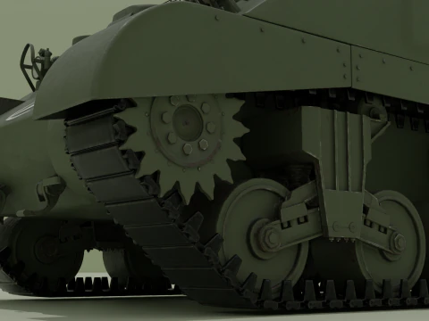 M4 Sherman Calliope 3D Model
