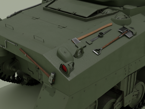 M4 Sherman Calliope 3D 모델