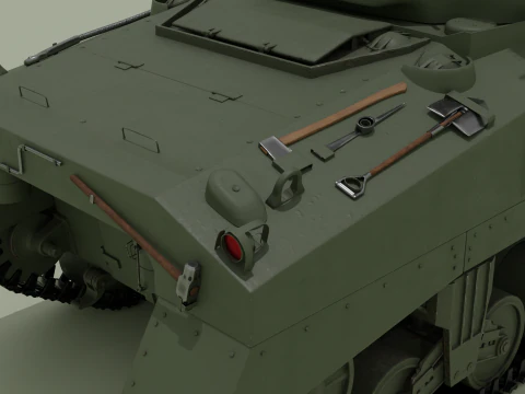 M4 Sherman Calliope 3D Model