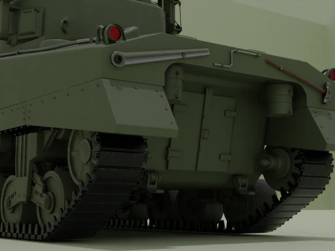 M4 Sherman Calliope 3D Model
