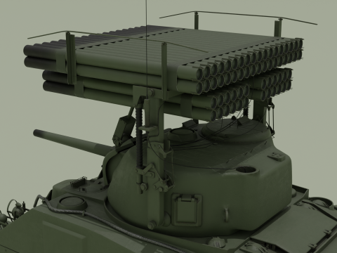 M4 Sherman Calliope 3D 모델
