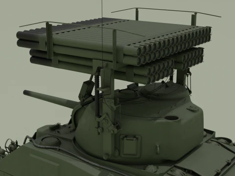 M4 Sherman Calliope 3D Model