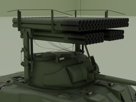 M4 Sherman Calliope 3D 모델
