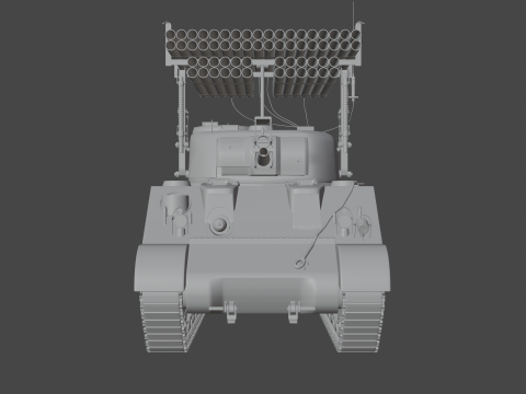 M4 Sherman Calliope 3D 모델