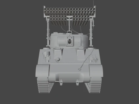 M4 Sherman Calliope 3D Model