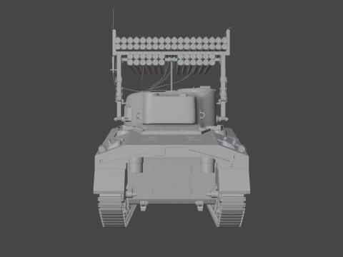 M4 Sherman Calliope 3D 모델