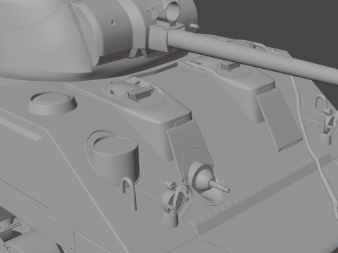 M4 Sherman Calliope 3D 모델