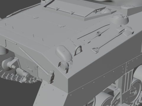 M4 Sherman Calliope 3D 모델